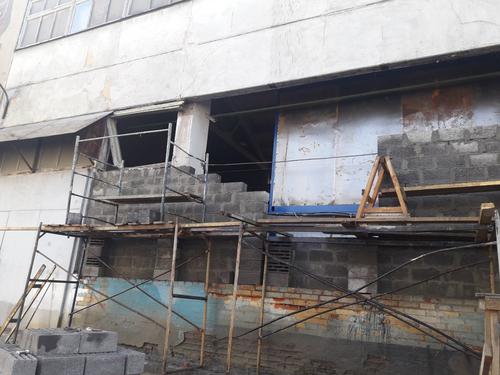 Восстановление стены на цементном заводе